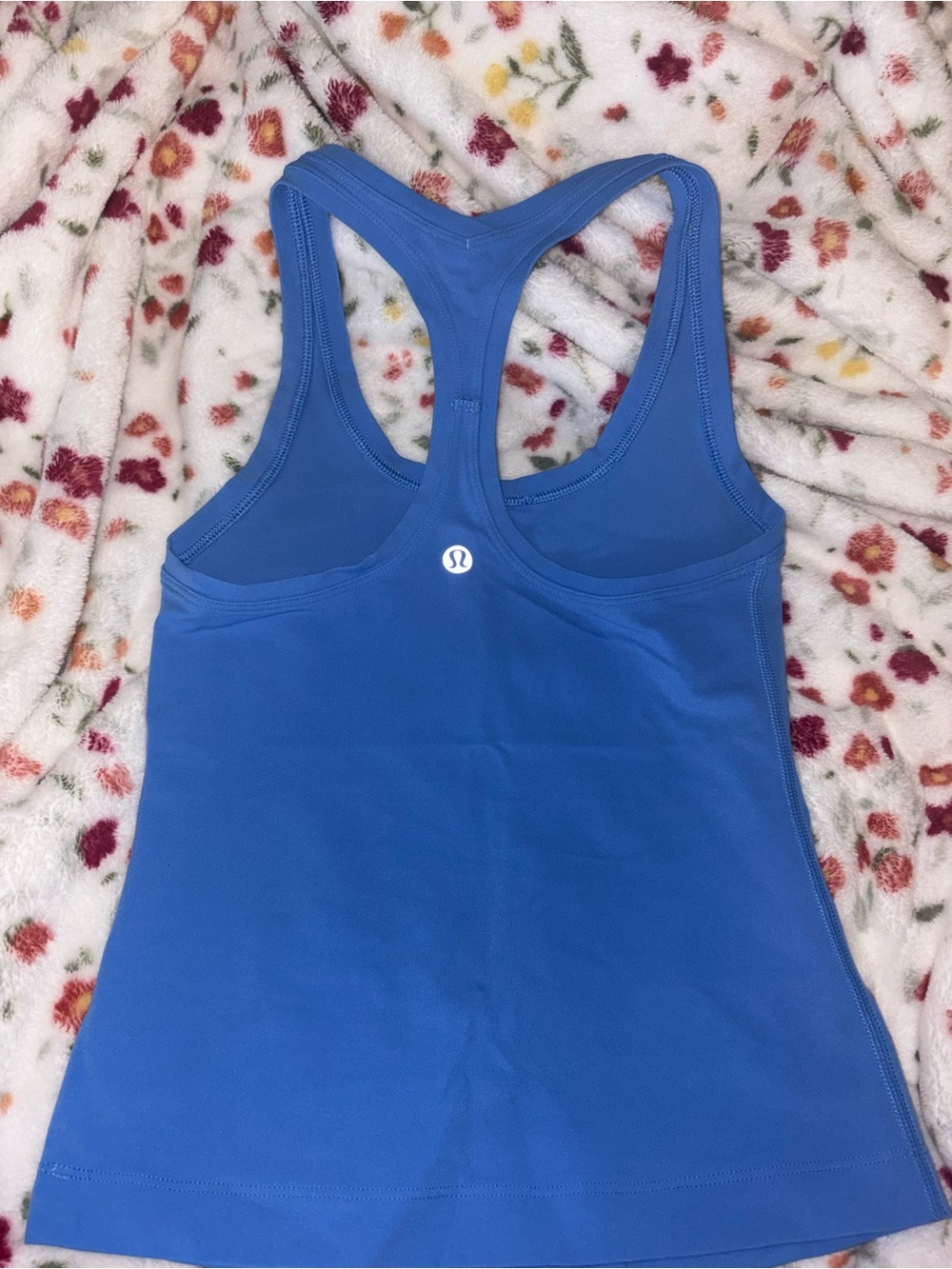 lululemon athletica Cobalt Blue Racerback Performance Tank